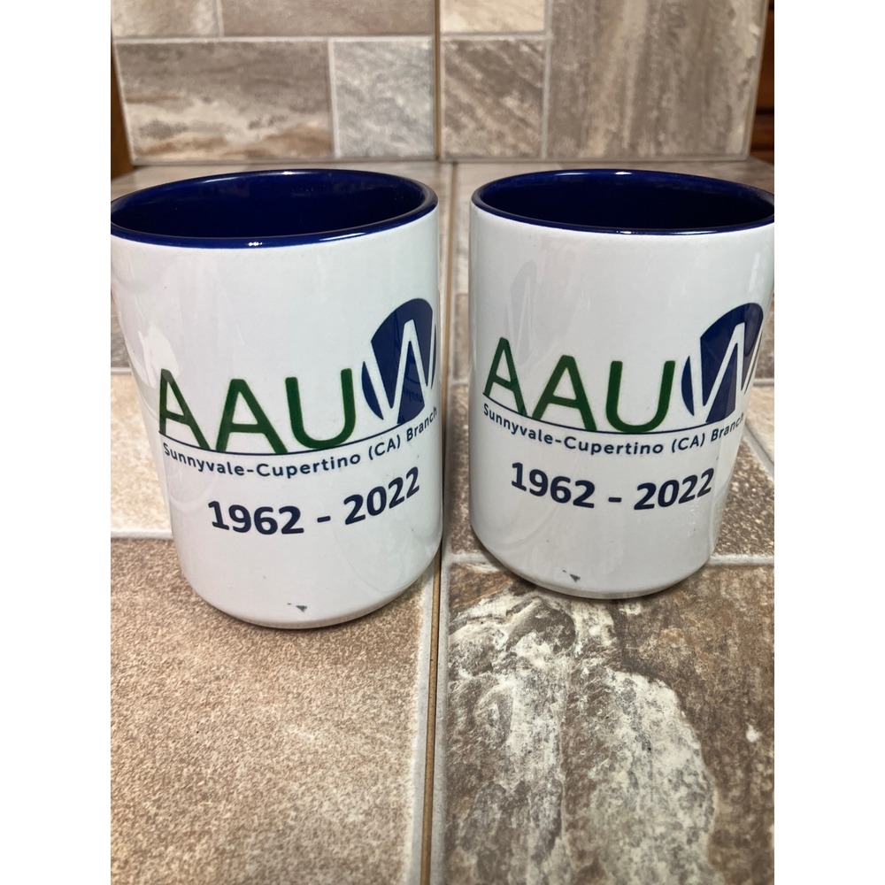 AAUW Sunnyvale-Cupertino Branch 60th Anniversary Zazzle Coffee Mugs Set of 2